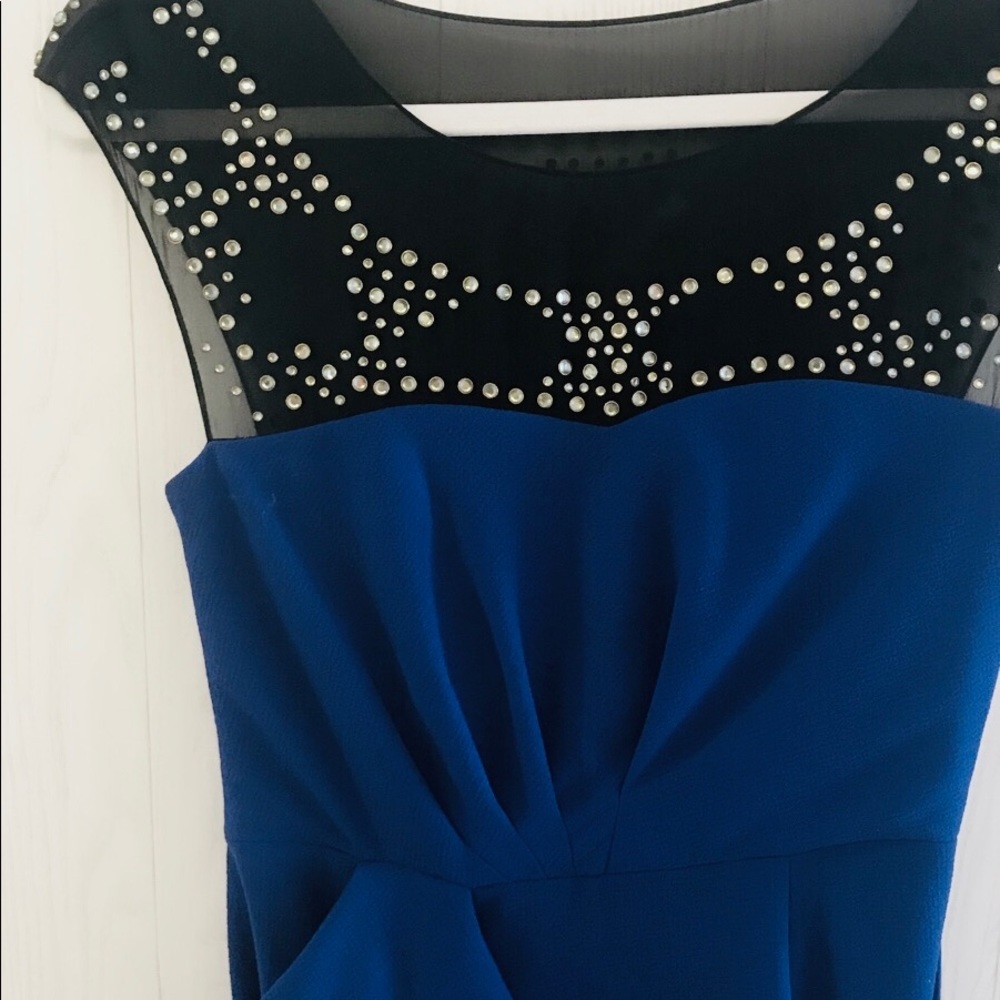 Cobalt blue BCBGMaxazria cocktail dress